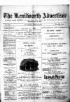 Kenilworth Advertiser Saturday 25 April 1885 Page 1