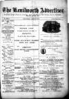 Kenilworth Advertiser Saturday 20 June 1885 Page 1