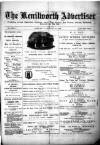 Kenilworth Advertiser Saturday 15 August 1885 Page 1