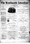 Kenilworth Advertiser Saturday 05 September 1885 Page 1