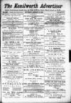 Kenilworth Advertiser Saturday 12 January 1889 Page 1