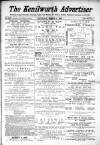 Kenilworth Advertiser Saturday 01 March 1890 Page 1