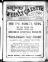 Northern Weekly Gazette Saturday 22 January 1910 Page 1