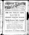 Northern Weekly Gazette Saturday 26 February 1910 Page 1