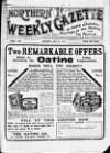 Northern Weekly Gazette Saturday 15 July 1911 Page 1