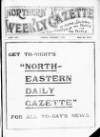 Northern Weekly Gazette Saturday 01 November 1913 Page 1