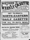 Northern Weekly Gazette Saturday 08 January 1916 Page 1