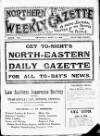 Northern Weekly Gazette Saturday 15 April 1916 Page 1