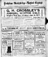 Penistone, Stocksbridge and Hoyland Express Saturday 07 January 1911 Page 1