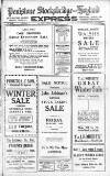 Penistone, Stocksbridge and Hoyland Express Saturday 08 January 1921 Page 1