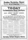 Penistone, Stocksbridge and Hoyland Express Saturday 05 February 1921 Page 1
