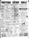 Pontypridd District Herald Saturday 07 February 1891 Page 1