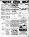 Pontypridd District Herald Saturday 22 October 1892 Page 1