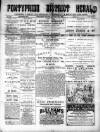 Pontypridd District Herald Saturday 12 November 1892 Page 1