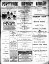 Pontypridd District Herald Saturday 22 July 1893 Page 1