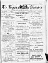 Ripon Observer Thursday 23 October 1902 Page 1