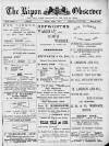 Ripon Observer Thursday 10 September 1903 Page 1