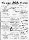 Ripon Observer Thursday 10 September 1903 Page 1