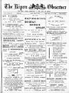 Ripon Observer Thursday 29 October 1903 Page 1
