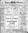 Ripon Observer Thursday 01 September 1910 Page 1
