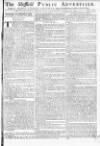 Sheffield Public Advertiser Tuesday 15 March 1763 Page 1