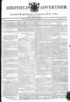 Sheffield Public Advertiser Friday 14 September 1792 Page 1
