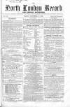 North London Record Friday 03 September 1858 Page 1