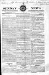 Sunday News Sunday 01 June 1823 Page 1