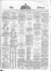 Liverpool Albion Monday 12 April 1858 Page 1