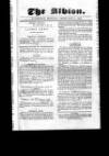 Liverpool Albion Monday 06 February 1865 Page 19