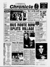 Nantwich Chronicle Wednesday 01 November 1989 Page 1