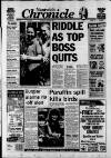 Nantwich Chronicle Wednesday 10 July 1991 Page 1