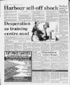 2 WEEKLY NEWS Thursday April 18 1991 Harbour sell-off shock A TOWN community has been stunned by news that Conwy