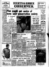 Herts and Essex Observer Friday 13 March 1970 Page 1