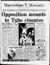 Marylebone Mercury Friday 26 February 1982 Page 1