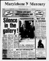 Marylebone Mercury Thursday 04 December 1986 Page 1
