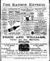 Radnor Express Thursday 08 September 1898 Page 1