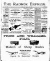 Radnor Express Thursday 05 January 1899 Page 1