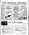 Radnor Express Thursday 26 January 1899 Page 1