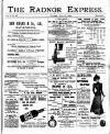 Radnor Express Thursday 15 June 1899 Page 1