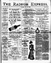 Radnor Express Thursday 27 July 1899 Page 1