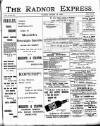 Radnor Express Thursday 18 January 1900 Page 1