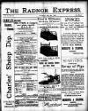 Radnor Express Thursday 26 July 1900 Page 1