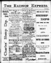 Radnor Express Thursday 16 August 1900 Page 1