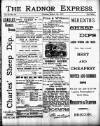 Radnor Express Thursday 23 August 1900 Page 1