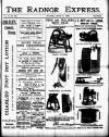 Radnor Express Thursday 11 October 1900 Page 1