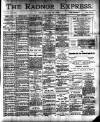 Radnor Express Thursday 24 April 1902 Page 1