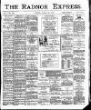 Radnor Express Thursday 22 January 1903 Page 1