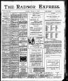 Radnor Express Thursday 05 February 1903 Page 1