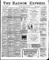 Radnor Express Thursday 19 February 1903 Page 1